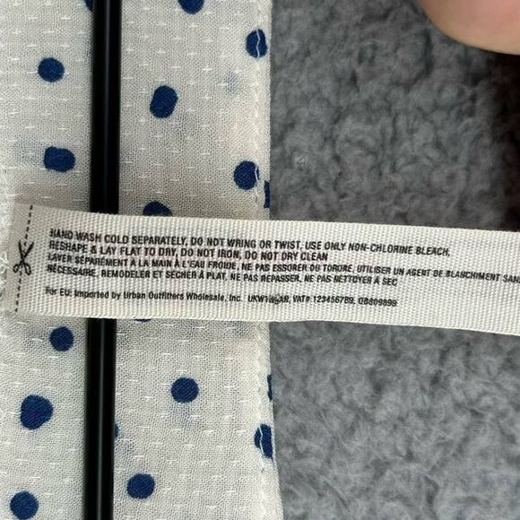 INTIMATELY FREE PEOPLE Makin Waves Bodysuit S Small Fairy Coquette Twee Dots - Picture 9 of 15